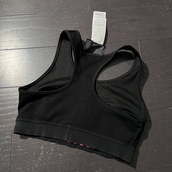 NEW GUCCI Sports Bra black/pink Logo Band Bralette Size Small women - Picture 8 of 8